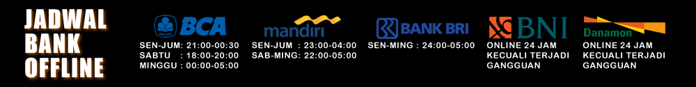 Jadwal Offline Bank